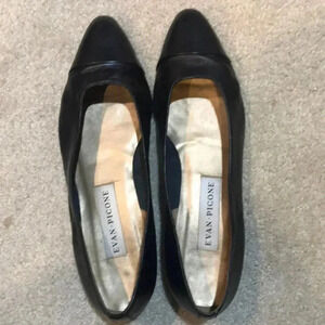 Evan Picone Black 1 inch heel Ballet Style Shoes- Size 11.5